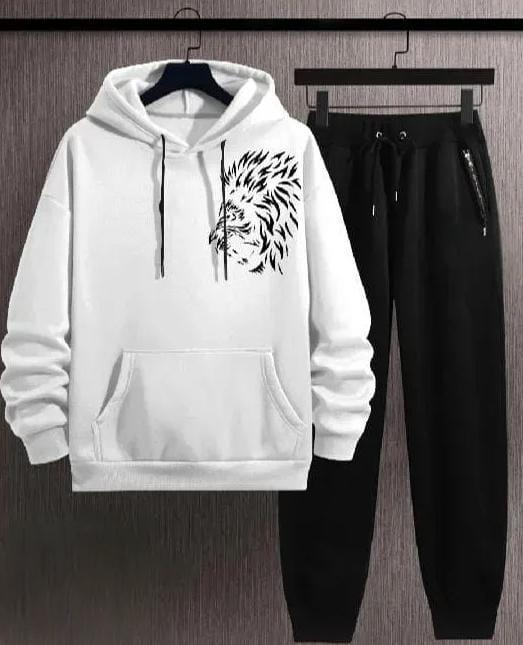 Men’s Fleece Graphics Sublimation Track Suit 2 Pcs
